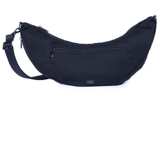 lug Bags Nwt Luglife Boomerang Fs Sling Crossbody Bag Black Poshmark
